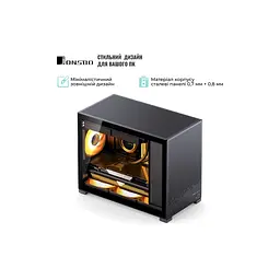 Корпус JONSBO D32 STD Black - мініатюра 6