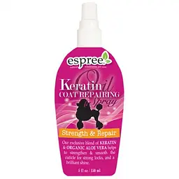 Спрей Espree Keratin Oil Repair Spray для зміцнення та відновлення шерсті для собак з кератином 150 мл