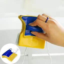 Двостороння щітка для миття вікон Double Side Glass Cleaner - 12 див., магнітний скребок (ST) - мініатюра 7