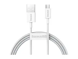 Кабель BASEUS Superior Series Fast Charging USB to Micro USB 2m White (CAMYS-A02)