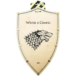 Сувенірний дерев'яний щит Сувенір-декор Wolf Вовк 47х30 см