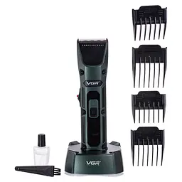 Машинка для стрижки VGR V-696 акумуляторна, зелений VGR HP-V-696