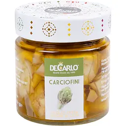 Артишоки DeCarlo Carciofini in Olio Extra Vergine Di Oliva 200 г - мініатюра 2