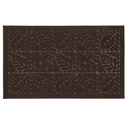 Килимок придверний Eco Fabric Листя без кромки коричневий 45 х 75 см (4575-006) - мініатюра 3