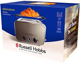 Тостер Russell Hobbs 26432-56 Distinctions 2-Slice метал - мініатюра 10