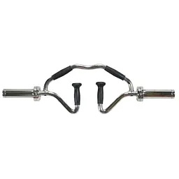 Гриф олімпійський Bi-Tri-Trap York Fitness 86см (50мм) з гумовими рукоятками - мініатюра 7
