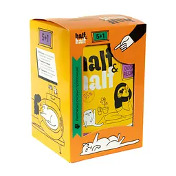 Вологий корм для кішок Half&Half качка в соус 5+1 (2700000040492) - мініатюра 3