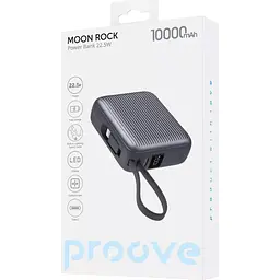 Зовнішній акумулятор Proove Moon Rock 10000mAh 22.5W Gray (PBM122012105) [136804] - мініатюра 3