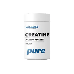 Креатин Willmax Creatine Monohydrate Без смаку 500 г