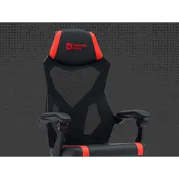 Ігрове крісло Canyon Flow MCH01 Mesh Black Red (CNE-MCH01R) - мініатюра 6