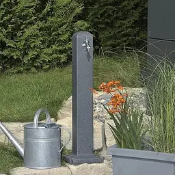 Садова колонка Prosperplast Poller з краном для підключення до системи водопостачання антрацит - мініатюра 4
