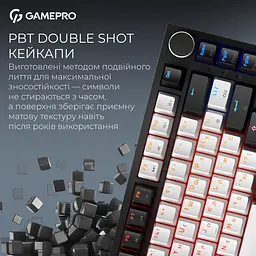 Клавіатура GamePro Asgard Valhalla MAX 75% Magnetic switches (MK160B MAX) - мініатюра 6