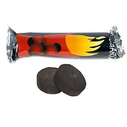 Вугілля FLASH CHARCOAL для кальяну кокосове №C-2 таблетка 30мм 10 шт (10528) - мініатюра 1