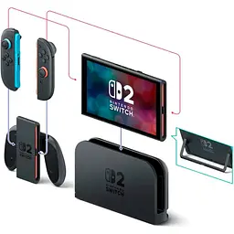 Портативна ігрова консоль Nintendo Switch 2 Black Pokemon Pokopia Bundle (045496337445) [176635] - мініатюра 8
