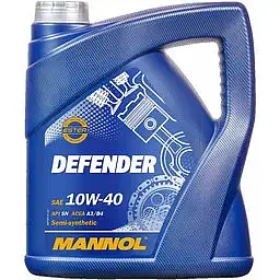 Автомобільна моторна олива MANNOL DEFENDER 10w-40 4л MN7507-4