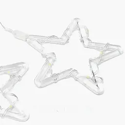 Гірлянда-штора Зірки LED освітлення XPRO 2x1 м (23457487601_299) - миниатюра 4