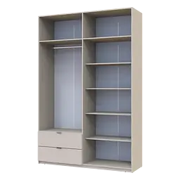 Шафа для одягу Doros Лукас Кашемір 180х50х240 (80737729) - мініатюра 3