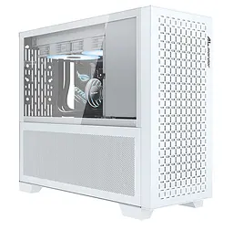Корпус Almordor Sparkle 170M Matx Lite White без БЖ Mini Tower для Micro ATX / Mini ITX 2xUSB 3.0 макс. CPU - 145 мм / VGA - 360 мм / PSU - 160 мм бічна панель із загартованого скла (ALS170MMLWH)