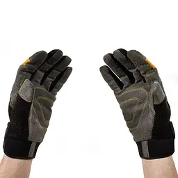 Рукавички Ingco для електроінструменту XL сіро-помаранчево-чорні (HGMG01-XL) - мініатюра 3