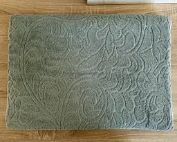 Простирадло махрове жакардове Parisa Home 150х200 щільність 400 г/м2 м'ята - мініатюра 2