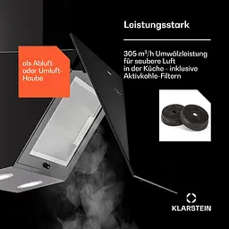 Витяжка Klarstein Laurel 60 247 м³/год (10045313) - мініатюра 5