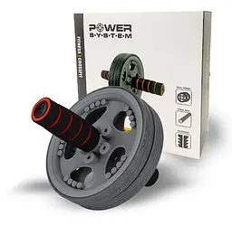 Колесо для преса Power System PS-4042 Dual-Core Ab Wheel Grey/Black (PS-4042_Grey-Black) - мініатюра 3
