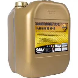 Автомобільна моторна олива SASH GALACTIC MAXIMA E6 SAPS 10W-40 20л 105642