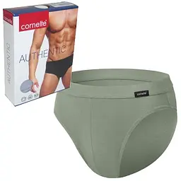 Чоловічі труси 226 Authentic slip mini Cornette оливкові M - мініатюра 2