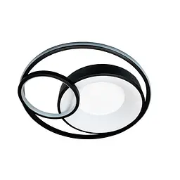 Світильник LED smart DUOS+пульт круг 100W 3000-5000K IP20 чорний Violux ( 220785 )