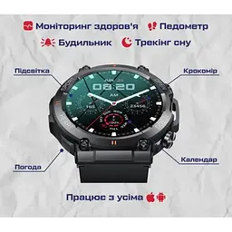 Годинник чоловічий наручний Smart Storm Чорний - мініатюра 5