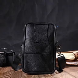 Чоловіча шкіряна сумка Vintage 12х19х3 см sum0022671 - мініатюра 7