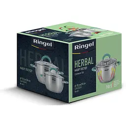 Набір каструль Ringel Herbal 2.6 л, 3.6 л (RG-6011) - мініатюра 7