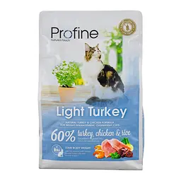 Сухий корм Profine Light для кішок з зайвою вагою, з індичкою та куркою, 2 кг - мініатюра 3
