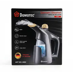 Ручний відпарювач для одягу з резервуаром 200 мл Domotec MS-1161BR 800 Вт Пароочисник вертикальний для одягу та текстилю із баком 0.2 л Чорний - мініатюра 11