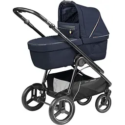 Коляска Peg-Perego Veloce Blue Shine 2 в 1 синя - мініатюра 4