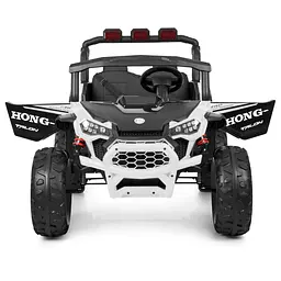Дитячий електричний джип Bambi Racer 12V двомісний до 30 кг Білий (DE-169-E-962) - мініатюра 4