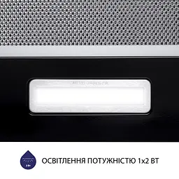 Витяжка телескопічна MINOLA HTLS 6734 BL 1100 LED GLASS - мініатюра 5