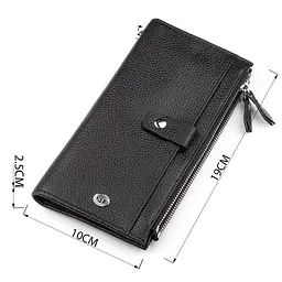Гаманець ST Leather 18383 (ST420) надійний чорний - мініатюра 7