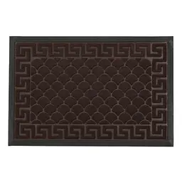 Килимок придверний Eco Fabric Луска з кромкою коричневий 40 х 60 см (4060-103) - мініатюра 3