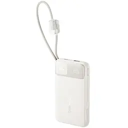 Портативний ЗП Power Bank Baseus EnerFill FC11 PD22.5W with cable 10000 mAh (E0027R) Biege - мініатюра 2