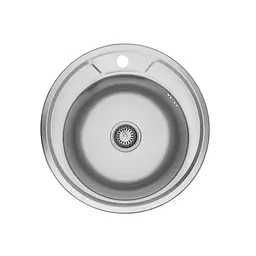 Кухонна мийка Kroner KRP Satin - 490 (0,8 мм) (CV022766)