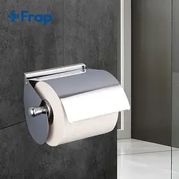 Тримач для туалетного паперу хром Frap F501 1/20 Хром - мініатюра 2