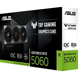 Відеокарта ASUS GeForce RTX5060 8Gb TUF GAMING OC (TUF-RTX5060-O8G-GAMING) - мініатюра 9