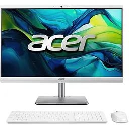 Комп'ютер персональний Acer моноблок Aspire C24-195ES 23.8' FHD Intel U7-155U 32GB F1TB UMA WiFi кл+м 3р без ОС сірий (DQ.BM5ME.003)