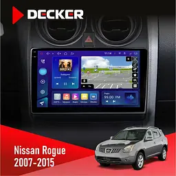 Штатна магнітола Nissan Rogue 2007-2015 Decker D9-009 4x64, DSP, 4G, 2k Decker (НФ-00008341)