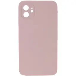 Чохол Silk Square Full Camera Protective (AA) NO LOGO для Apple iPhone 11 (6.1") Рожевий / Pink Sand
