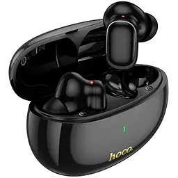 Бездротові навушники Hoco EQ17 Praise true wireless ANC noise cancelling BT headset, BT5.4, 40mAh, 400mAh, 7h, black