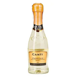 Вино ігристе Canti Prosecco Millesimato, біле, екстра-сухе, 11%, 0,2 л (32778)