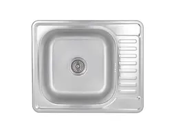 Мийка врізна Brinex 580х480х180мм 1 5848, Micro Decor 0,8мм BRIN5848MDEC08