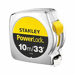 Рулетка Stanley Powerlock комбінована сталева з покрриттям Mylar 10 м x 25 мм (0-33-443) - мініатюра 4